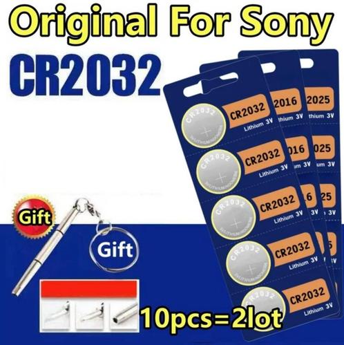 CR2032 Sony Lithium Knoopcel Batterij 3 Volt - Ø20mm - 3,2mm, Audio, Tv en Foto, Accu's en Batterijen, Nieuw, Ophalen of Verzenden
