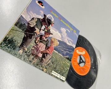 Tiroler Heimatklänge III 7” single vinyl lp 1968 volksmuziek