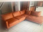 Cognac kleurige hoeksalon  € 225,00, Ophalen, Zo goed als nieuw
