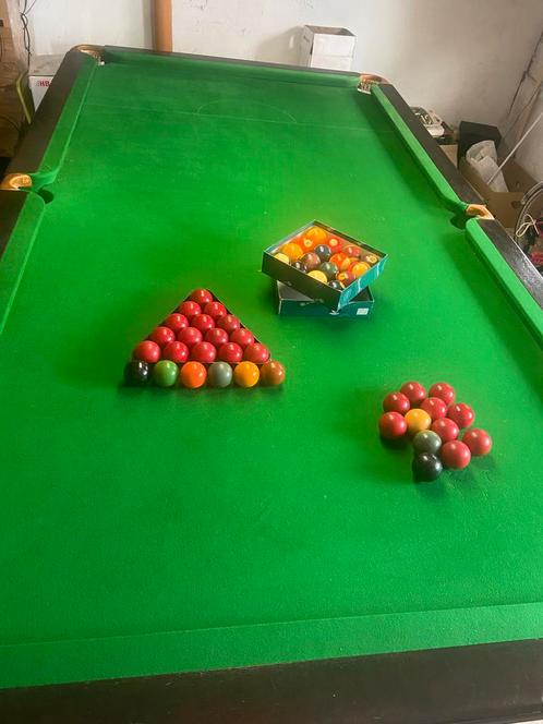 Snooker/pool tafel, Sport en Fitness, Biljarten en Poolen, Zo goed als nieuw, Pooltafel, Ophalen