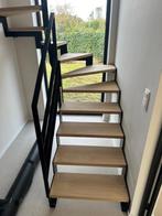 Escalier en Métale avec marches en bois, Bricolage & Construction, Échelles & Escaliers, Enlèvement, Neuf, Escalier, 2 à 4 mètres