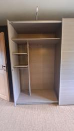 complete 2 pers slaapkamer: bed + nachtkastjes + kleerkast, Huis en Inrichting, Ophalen of Verzenden, Gebruikt, Tweepersoons, Hedendaags