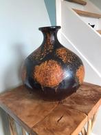 Vase Pan keramik 1970, Maison & Meubles, Accessoires pour la Maison | Vases, Comme neuf, Autres matériaux, Moins de 50 cm, Orange