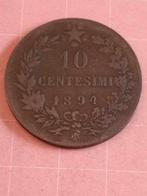 ITALIE 10 Centesimi 1894 BI, Timbres & Monnaies, Monnaies | Europe | Monnaies non-euro, Enlèvement ou Envoi, Monnaie en vrac, Italie