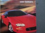 Chevrolet Camaro 1999 Brochure, Boeken, Auto's | Folders en Tijdschriften, Chevrolet, Verzenden