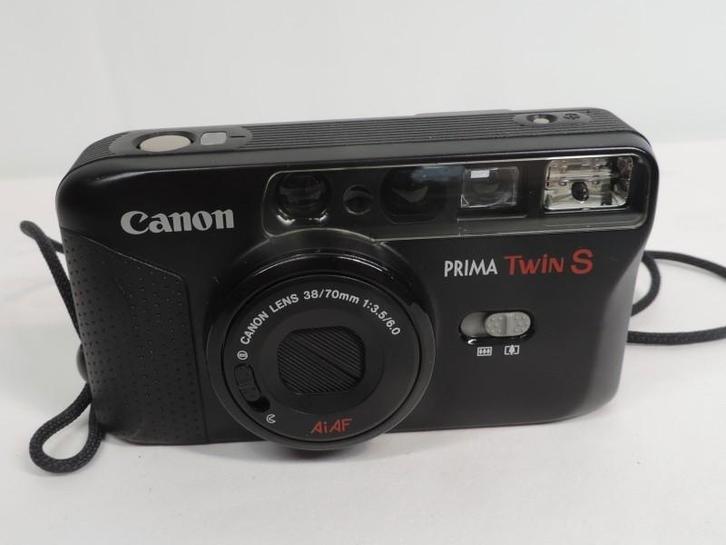 Canon Prima Twin S – 35mm analoge camera, Audio, Tv en Foto, Fotocamera's Analoog, Compact, Canon, Ophalen of Verzenden