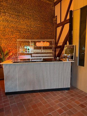 Zeer stevige DJ Booth op wielen - NIEUW - Massief eiken beschikbaar voor biedingen