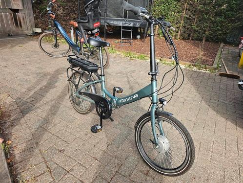 Minerva - Elektrische plooifiets met maar 700km.., Fietsen en Brommers, Fietsen | Vouwfietsen, Zo goed als nieuw, Ophalen