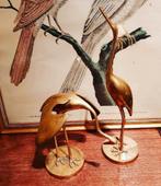 Oiseaux en laiton, Antiquités & Art, Antiquités | Bronze & Cuivre, Enlèvement ou Envoi