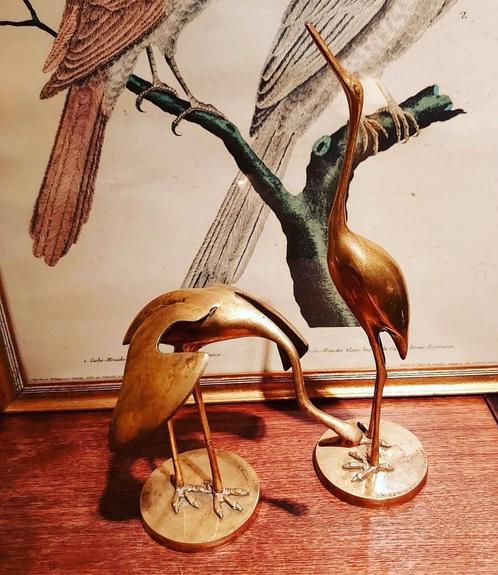 Messing vogels, stukprijs, Antiek en Kunst, Antiek | Brons en Koper, Ophalen of Verzenden