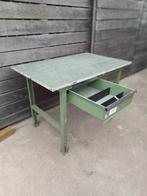 Werkbank Werktafel met schuif erin L125B80H87 is regelbaar, Ophalen of Verzenden