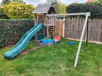 Wickey speelhuisje met glijbaan en schommels, Kinderen en Baby's, Speelgoed | Buiten | Speeltoestellen, Ophalen of Verzenden, Zo goed als nieuw