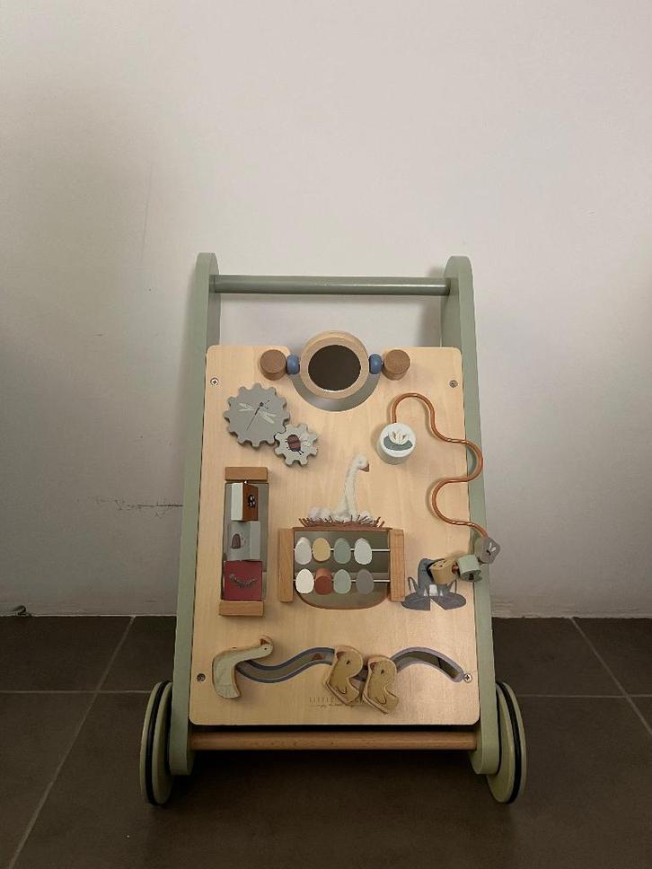 Chariot de marche Little Dutch, Kinderen en Baby's, Speelgoed | Houten speelgoed, Gebruikt, Duw- of Trekspeelgoed, Ophalen