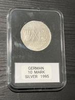 Duitse 10 Mark Zilvermunt 1995 Wilhelm Röntgen (.625 zilver), Verzenden, Zilver