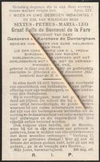 Adel-Noblesse, Verzamelen, Bidprentjes en Rouwkaarten, Ophalen of Verzenden