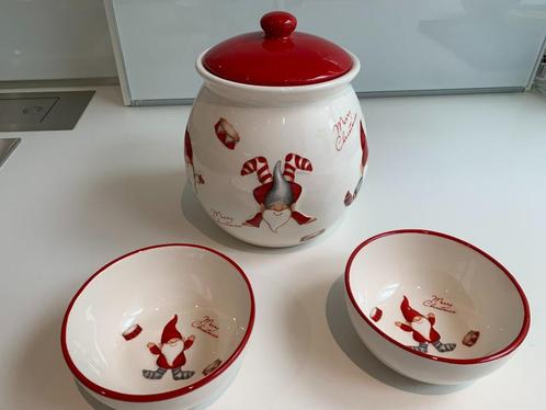 Snoep of koekjespot kerstmis, Diversen, Kerst, Zo goed als nieuw, Ophalen of Verzenden