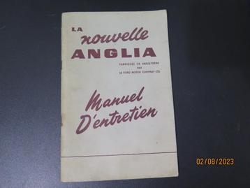 FORD ANGLIA ENTRETIEN MANUEL 1956, Autos : Divers, Modes d'emploi & Notices d'utilisation, Envoi