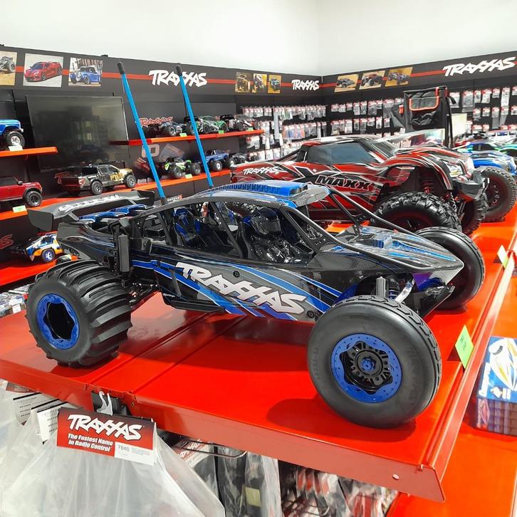 Traxxas Funco RWD Pro Scale Sand Car 8S Blauw, Hobby en Vrije tijd, Modelbouw | Radiografisch | Auto's, Nieuw, Auto offroad, Elektro