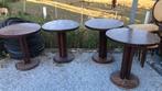 4 leuke tafels / hoogte: 75 cm / diameter: 70 cm, Huis en Inrichting, Tafels | Bijzettafels, Ophalen