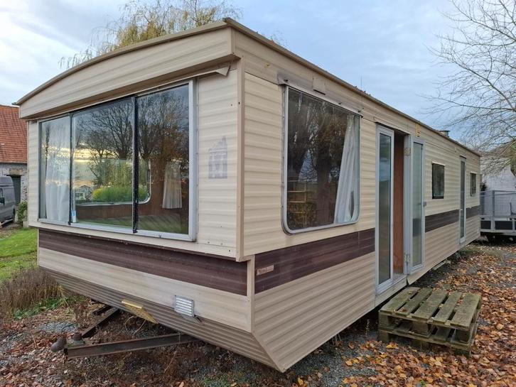 Stacaravan 2 slaapkamers, Caravans en Kamperen, Stacaravans, tot en met 2, Ophalen