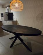 Ovale eettafel mangohout 190cm, Enlèvement