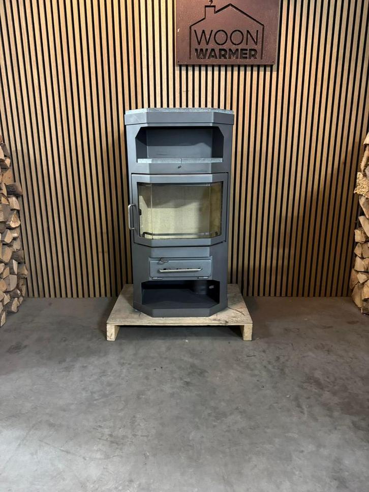 25238 Poêle en stéatite 8kw, Maison & Meubles, Poêles, Utilisé, Autoportant, Poêle à bois, Bois, Enlèvement