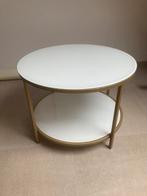 Glazen salontafel, Huis en Inrichting, Tafels | Salontafels, Ophalen, Rond, Nieuw, 50 tot 100 cm