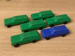 Volvo station wagen blauw en groen (5x) - Vintage, Kinderen en Baby's, Ophalen of Verzenden, Gebruikt