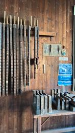 Klemmen in hout, Antiek en Kunst, Ophalen, Overige materialen