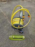 Tuinslang  Nieuwe op haspel 50 meter inclusief spruiers, Tuin en Terras, Ophalen, Tuinslang