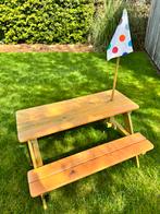Picknicktafel voor kinderen, Zo goed als nieuw, Rechthoekig, Hout, Ophalen