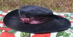 chapeau capeline velours et satin, Enlèvement ou Envoi, Porté, 55 cm (S, 6⅞ pouces) ou moins, Chapeau