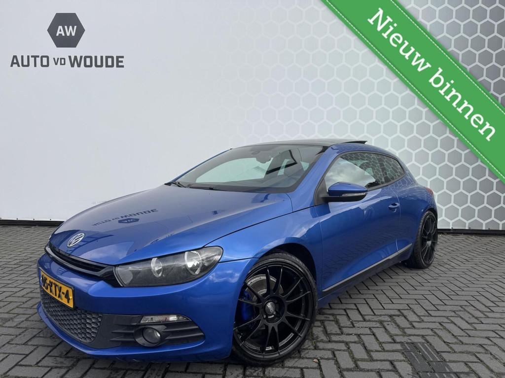 Volkswagen Scirocco 1.4 TSI Highline OZ ultraleggera PANORAM, Auto's, Volkswagen, Zwart, 4 cilinders, Blauw, 1219 kg