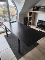 Table Extensible IKEA BJURSTA Noire, 150 à 200 cm, Cinq personnes ou plus, Comme neuf, Enlèvement