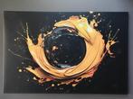 Abstract 1 - Unieke druk op canvas (geframed)  Chris Slegers, Ophalen