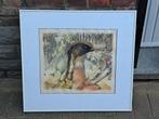 eau forte vogelurij signe, Antiquités & Art, Enlèvement ou Envoi