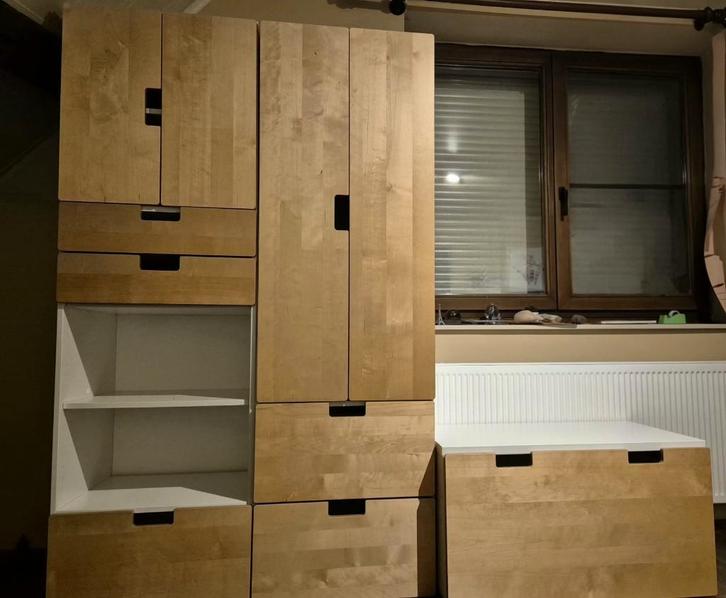 Set van 3 IKEA opbergeenheden, Huis en Inrichting, Kasten | Lockerkasten, Gebruikt, Ophalen