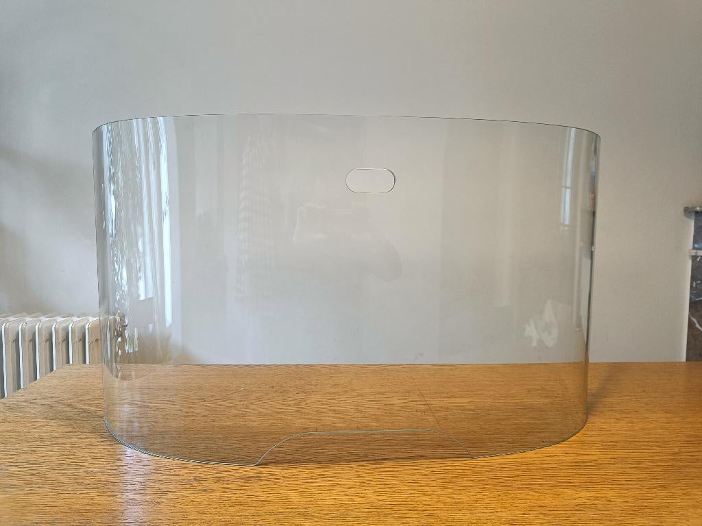 Pare-feu en verre trempé (0,6x93x51), Maison & Meubles, Cheminées, Enlèvement ou Envoi, Utilisé, Cheminée au bois