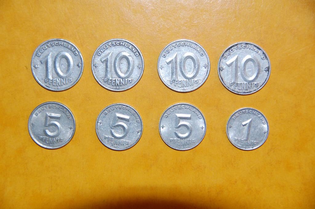 DDR : 8 différents  des meilleures années 1948-52, Envoi, Allemagne, Série