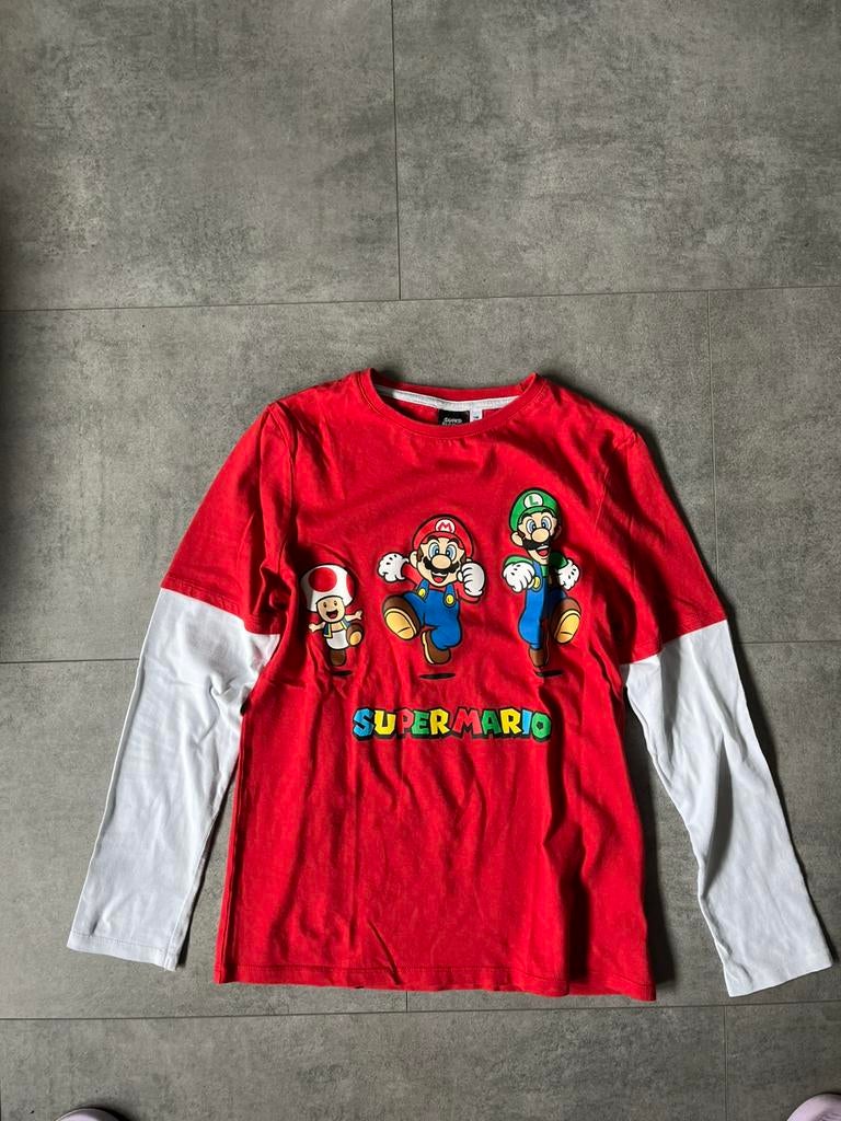 Longsleeve Super Mario maat 146, Enfants & Bébés, Vêtements enfant | Taille 146, Enlèvement ou Envoi, Utilisé, Garçon, Chemise ou À manches longues
