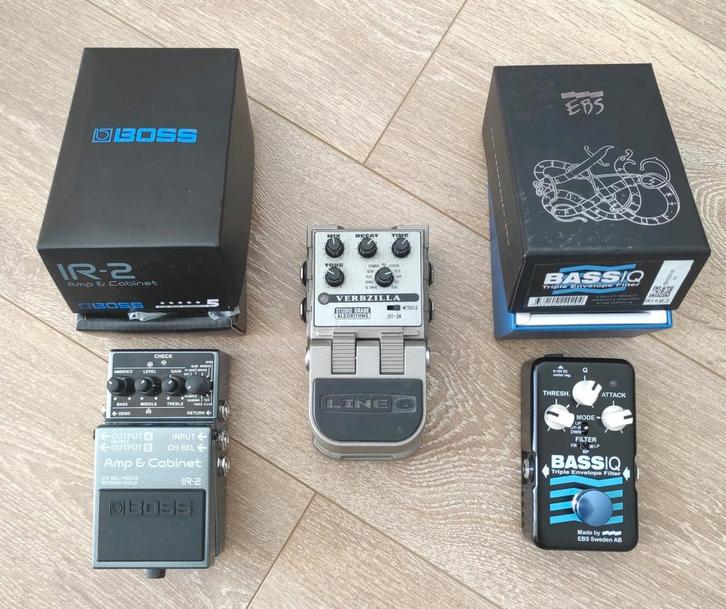 Pédales variées, Musique & Instruments, Effets, Comme neuf, Chorus, Delay ou Écho, Distortion, Overdrive ou Fuzz, Reverb, Volume