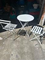 Table de terrasse 2 chaises, Maison & Meubles, Enlèvement, Comme neuf