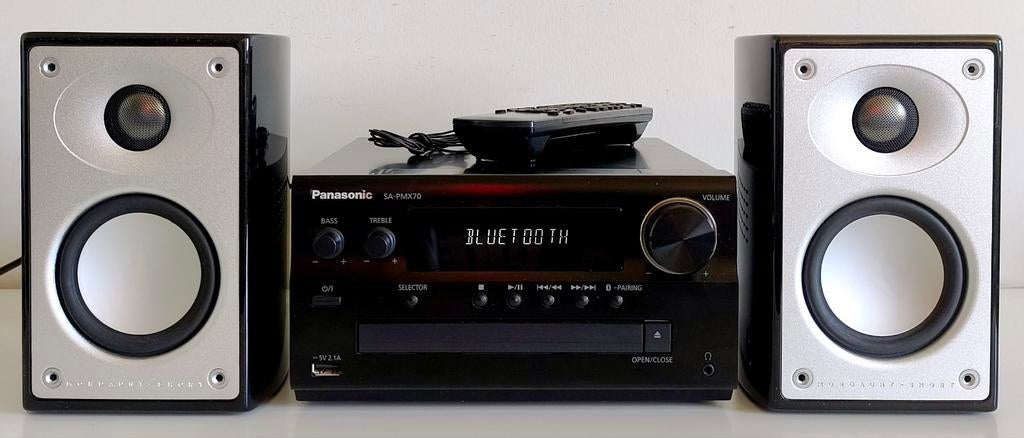 Micro  Hi-Fi : Panasonic pmx70 BLUETOOTH/NFC + 2 enceintes, TV, Hi-fi & Vidéo, Neuf, Autres marques, Enlèvement ou Envoi, Micro chaîne