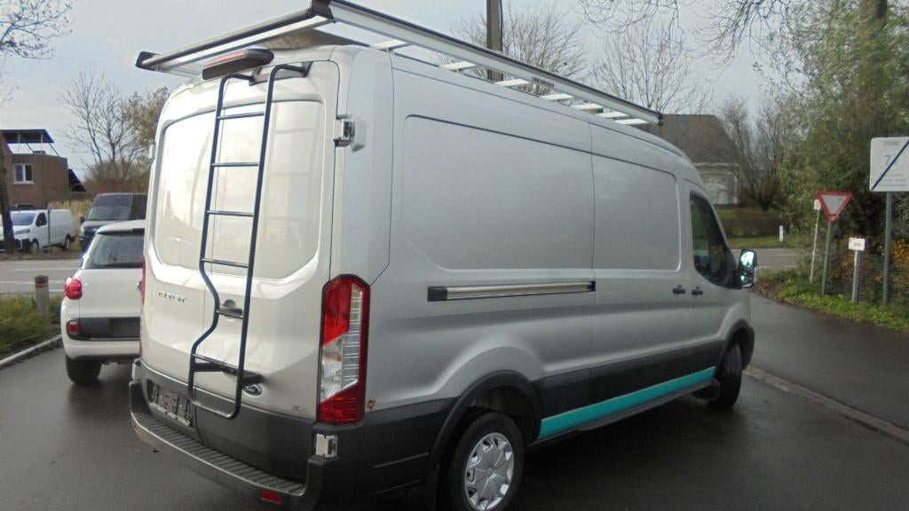FORD TRANSIT L3H2 - 130 PK - LEDER - CRUISE - GARANTIE, Auto's, Bestelwagens en Lichte vracht, Bedrijf, Te koop, ABS, Airbags