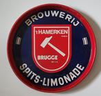 Blikken plateau t´Hamerken Brugge., Verzamelen, Merken en Reclamevoorwerpen, Ophalen of Verzenden, Reclamebord