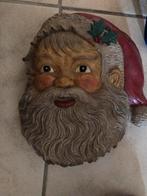 Mooie grote retro kerstman (met haakje om op te hangen, Ophalen of Verzenden, Zo goed als nieuw