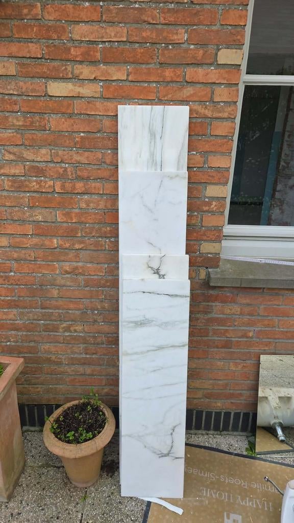 Natuursteen tablet, Enlèvement, Utilisé