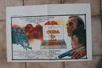 filmaffiche Sean Connery Cuba 1979 filmposter, Verzamelen, Rechthoekig Liggend, Ophalen of Verzenden, Zo goed als nieuw, A1 t/m A3