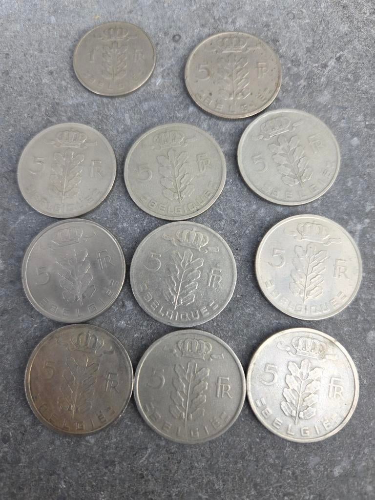 Belgische 5franken munten, Postzegels en Munten, Ophalen of Verzenden