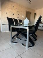 6 moderne eettafel stoelen, Ophalen, Zo goed als nieuw